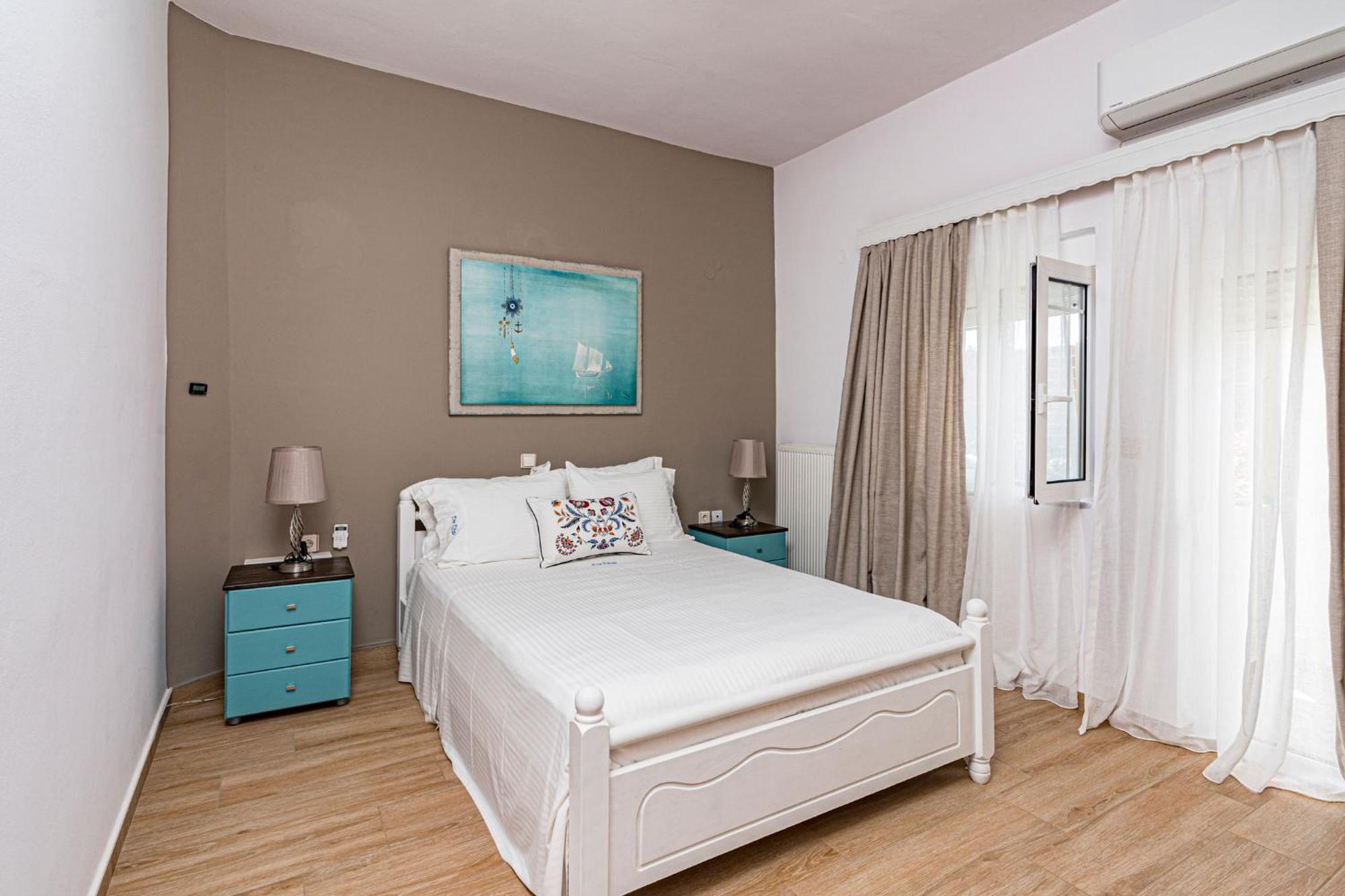 Big Blue Exclusive Beachfront Villa กิสเซมอส ภายนอก รูปภาพ